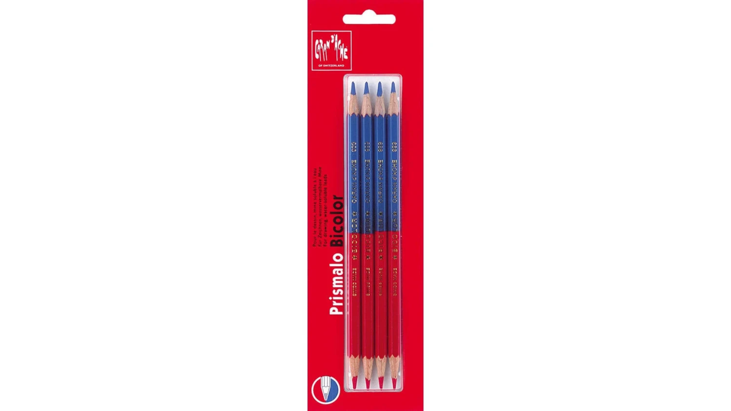 CARAN D'ACHE Farbstifte Prismalo 3 mm - 4 Stk.