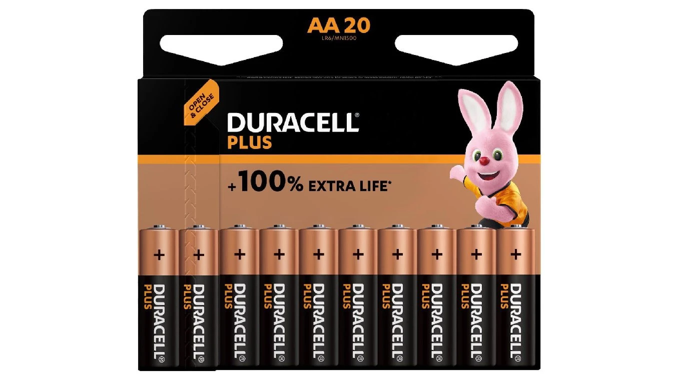 DURACELL Plus Power AA Batterien 20 Stück