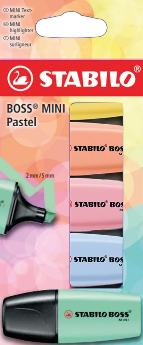 STABILO BOSS Textmarker Mini Pastel