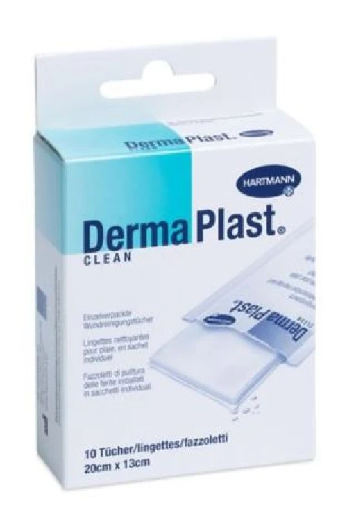 DERMAPLAST Wundreinigungstücher Clean 14 x 10 Stück