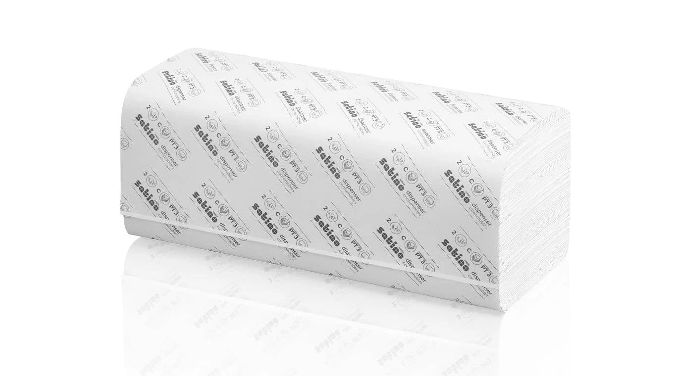 SATINO Papierhandtücher Comfort C-Falz, 2-lagig, hochweiss