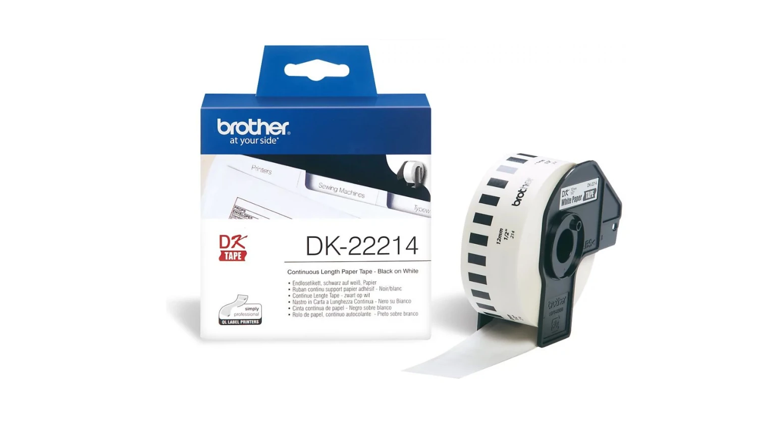 BROTHER P-TOUCH DK-22214 Endlos-Etiketten