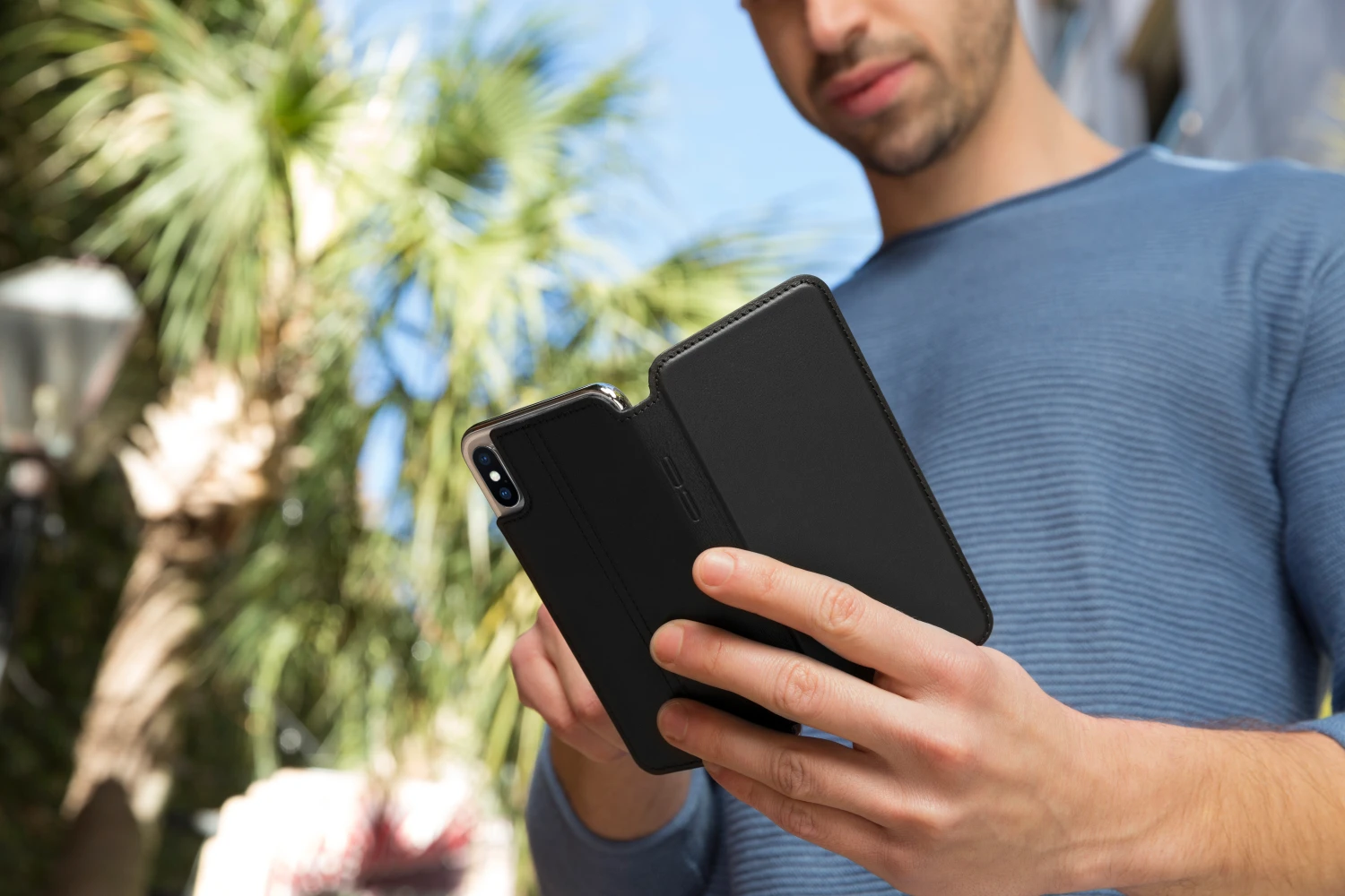 Twelve South SurfacePad Leder Folio iPhone XS Max
