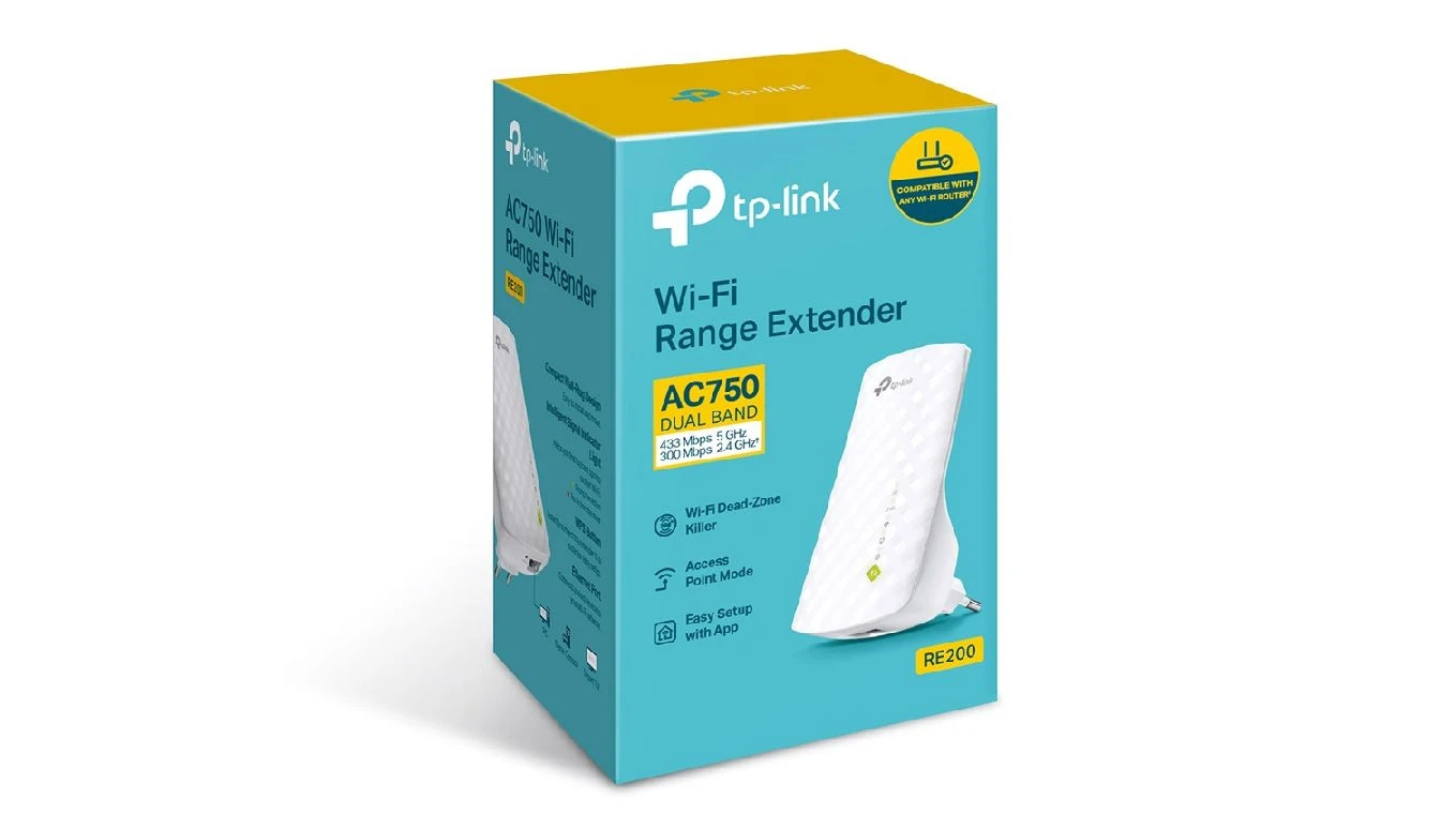 TP-LINK RE200 Dual Band WLAN Repeater AC750