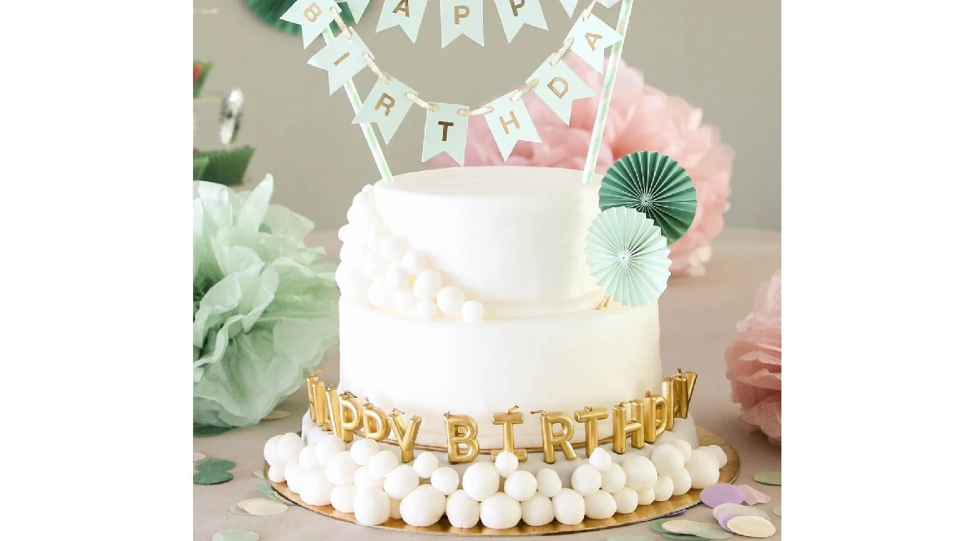 I AM CREATIVE Kerzen Happy Birthday