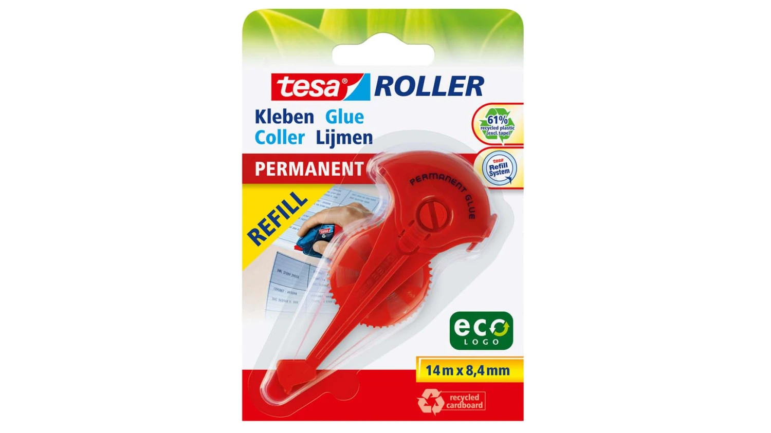 TESA Eco Logo Refill Permanant 14 m