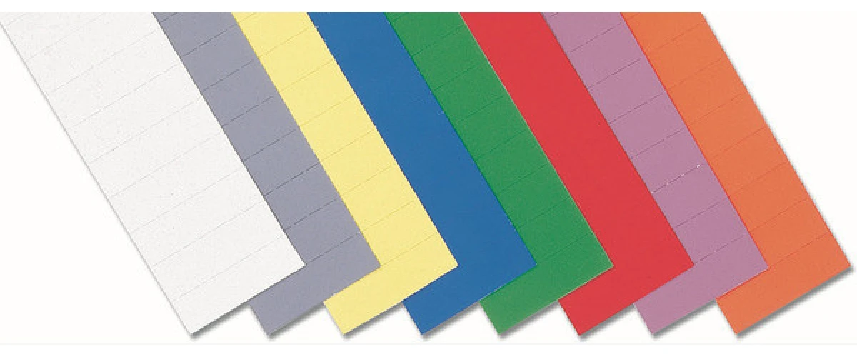 MAGNETOPLAN Ferrocard Etiketten, 80  x 15 mm