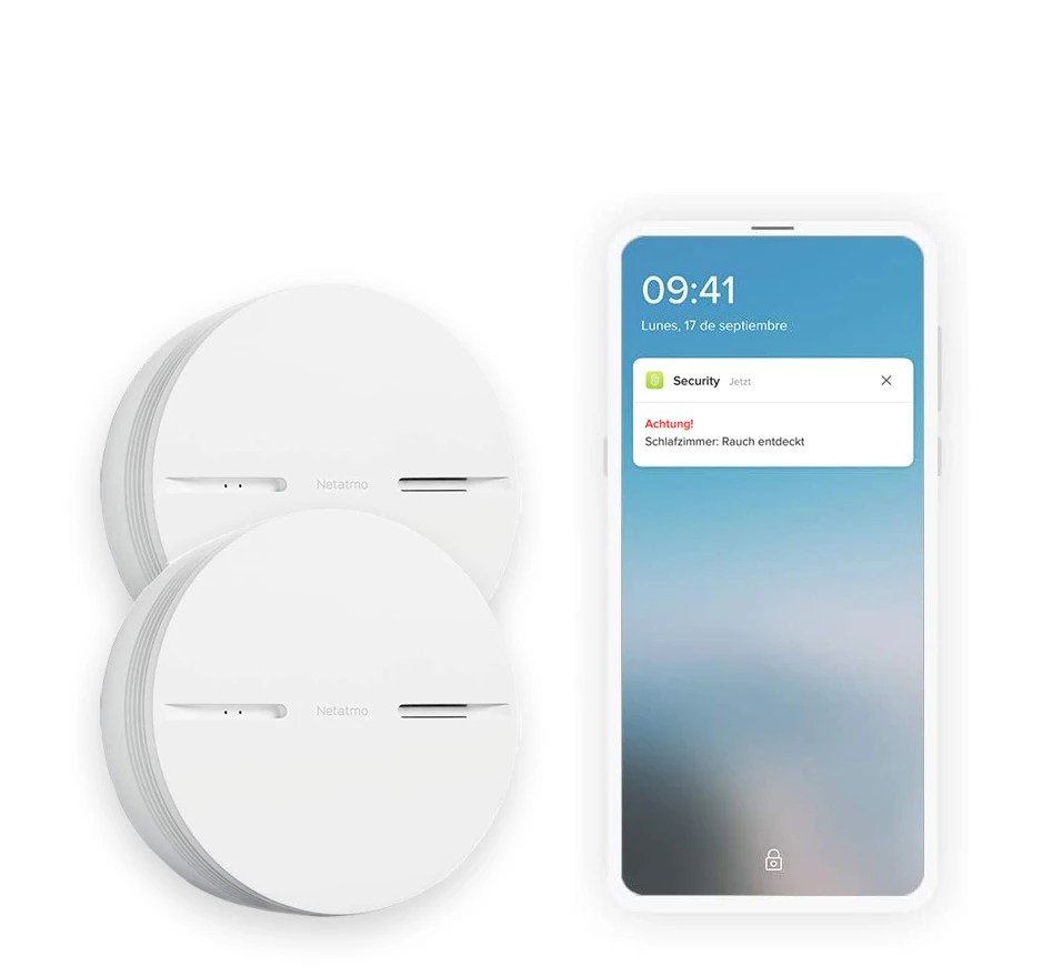 Netatmo 2x Smarter Rauchmelder