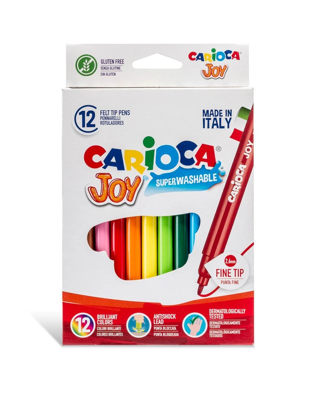 CARIOCA Fasermaler Joy 2.6 mm 12er Pack