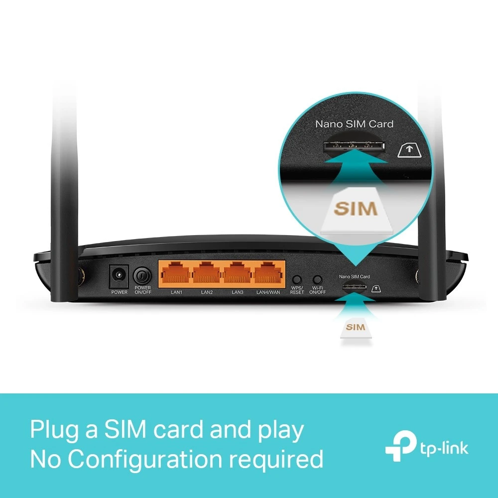 TP-LINK Archer MR600 4G+ Cat6 AC1200 WLAN-Router