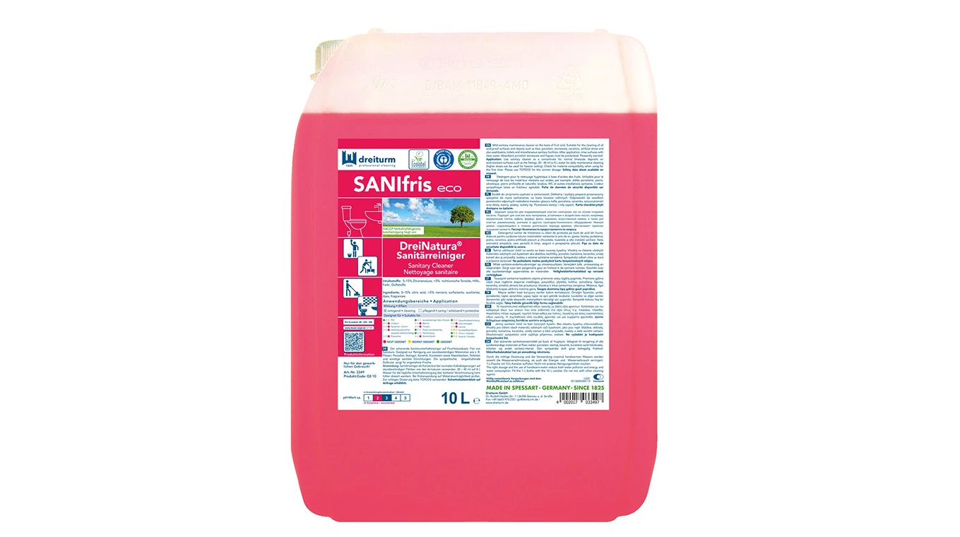 DREITURM Sanitärreiniger SANIfris eco DreiNatura® 10 L