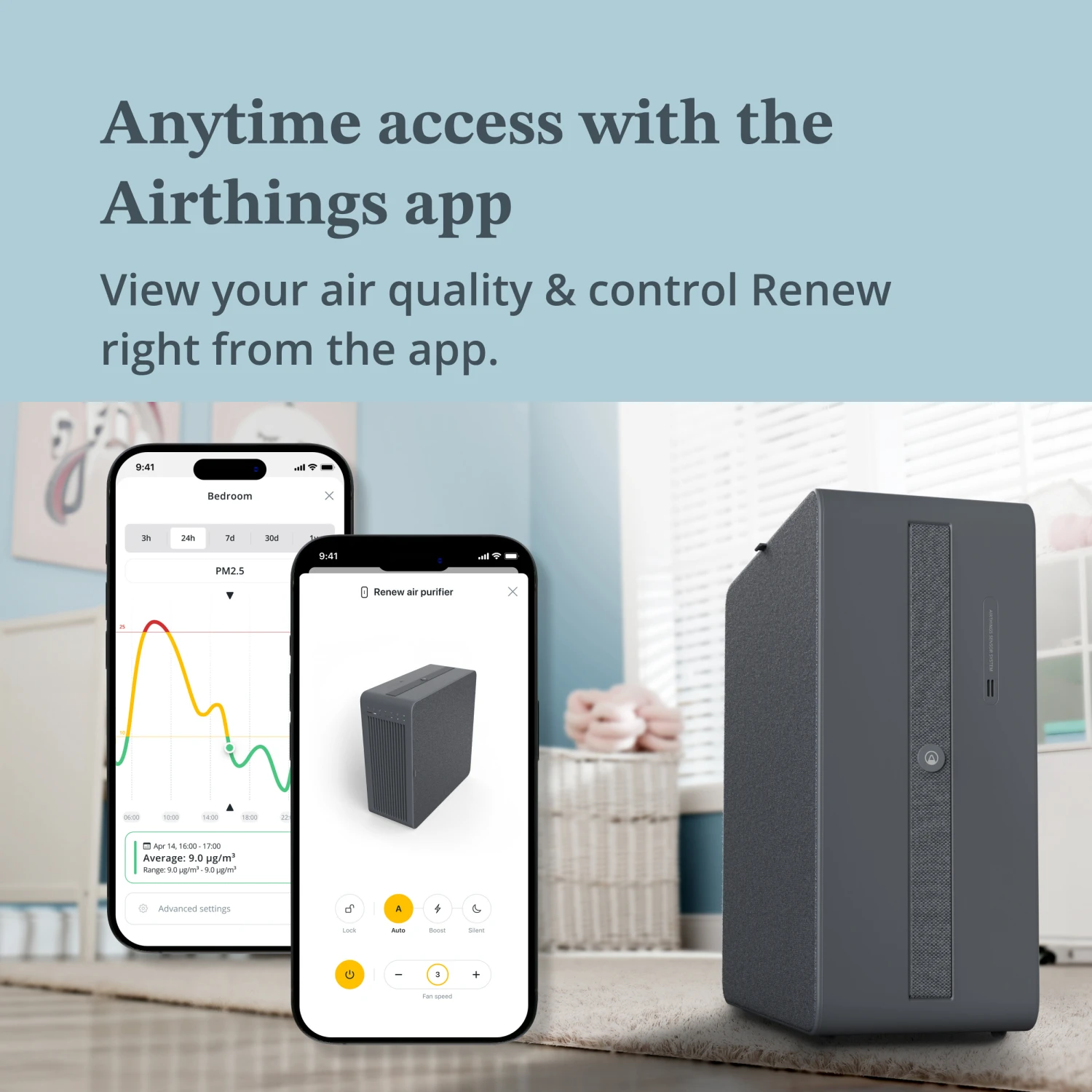 Airthings Renew Smart Air Purifier