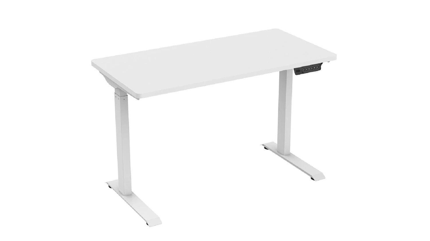 Contini höhenverstellbarer Bürotisch weiss 1.2 × 0.6 m