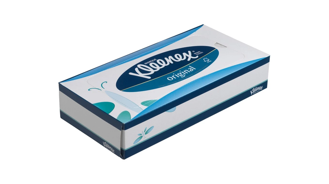 KLEENEX Kosmetiktücher Standard 3-lagig, 12 Stück