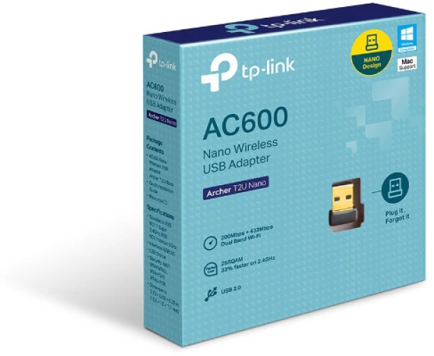 TP-LINK Archer T2U Nano AC600 WLAN-USB-Adapter