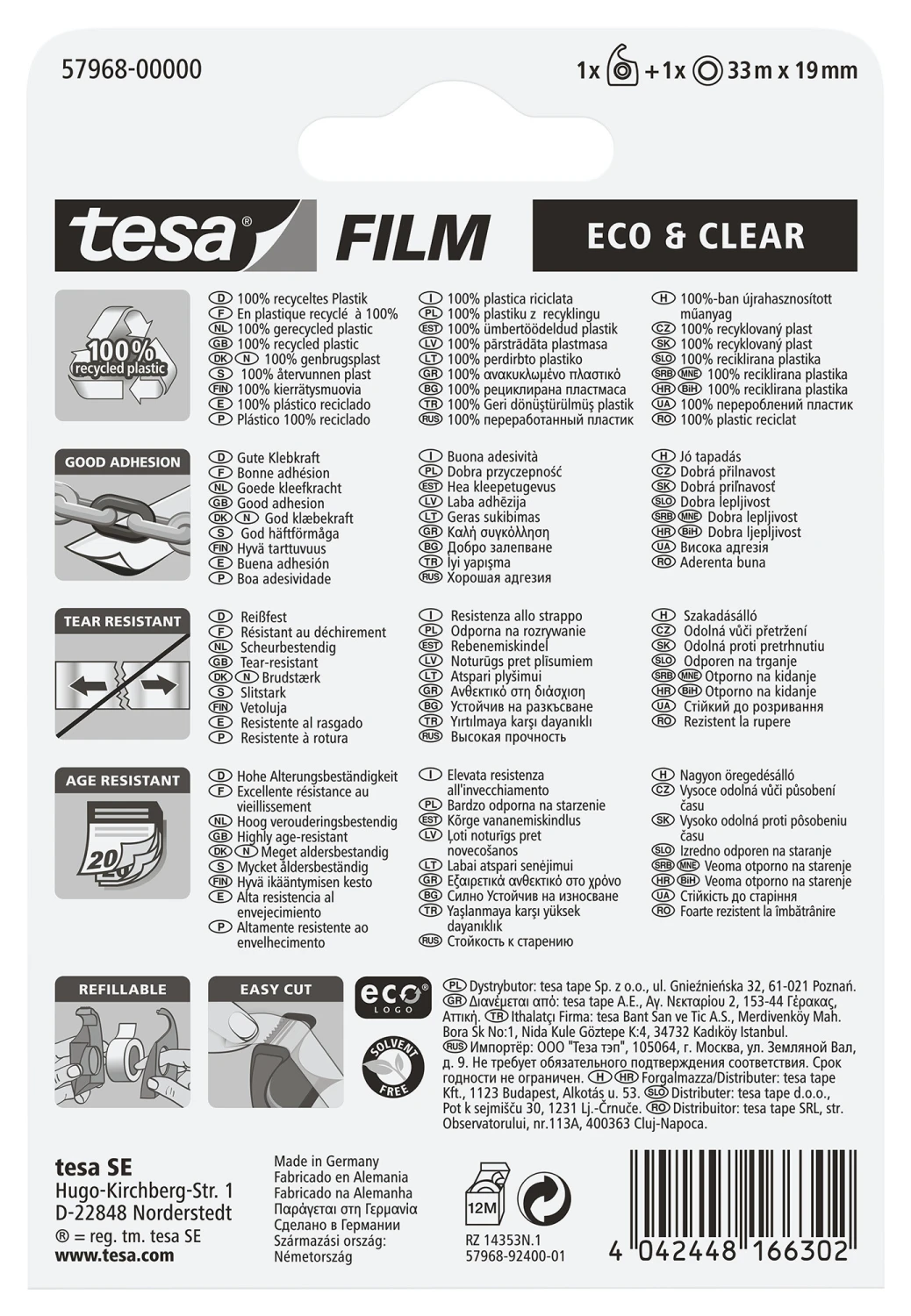TESA Handabroller EasyCut Blister