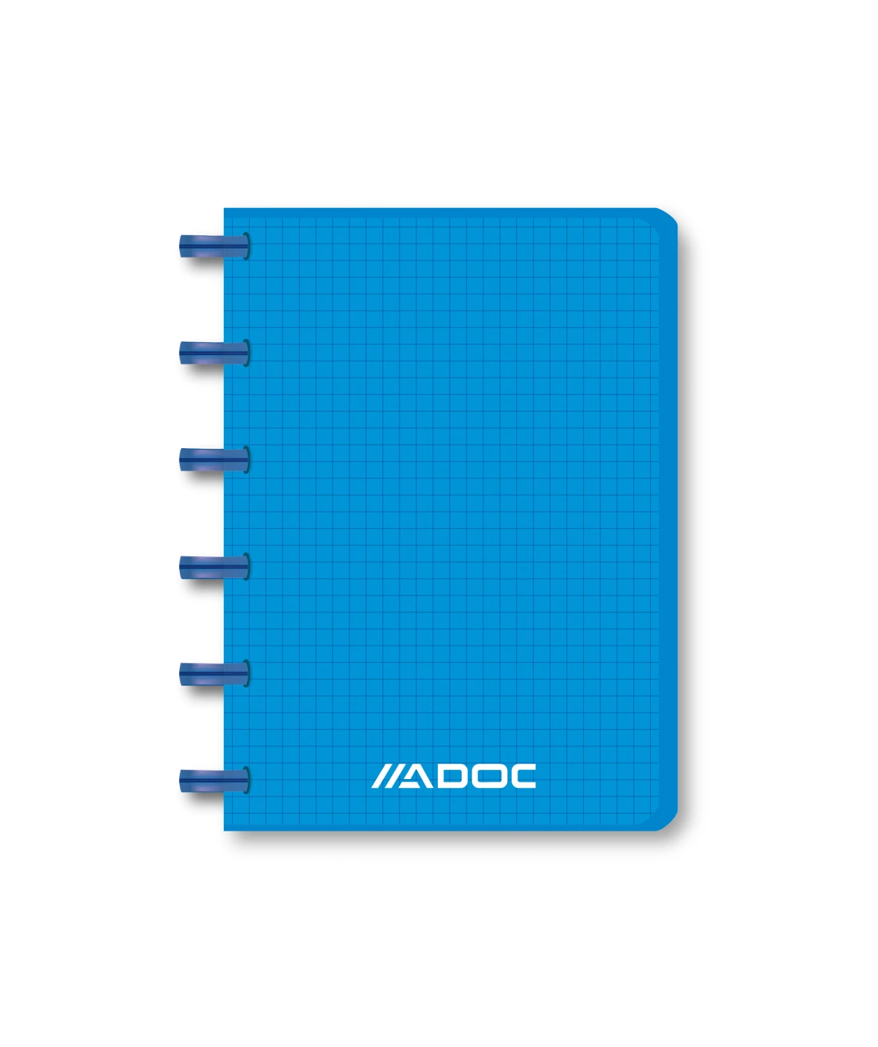 ADOC Notizheft Pap-Ex A6 kariert blau