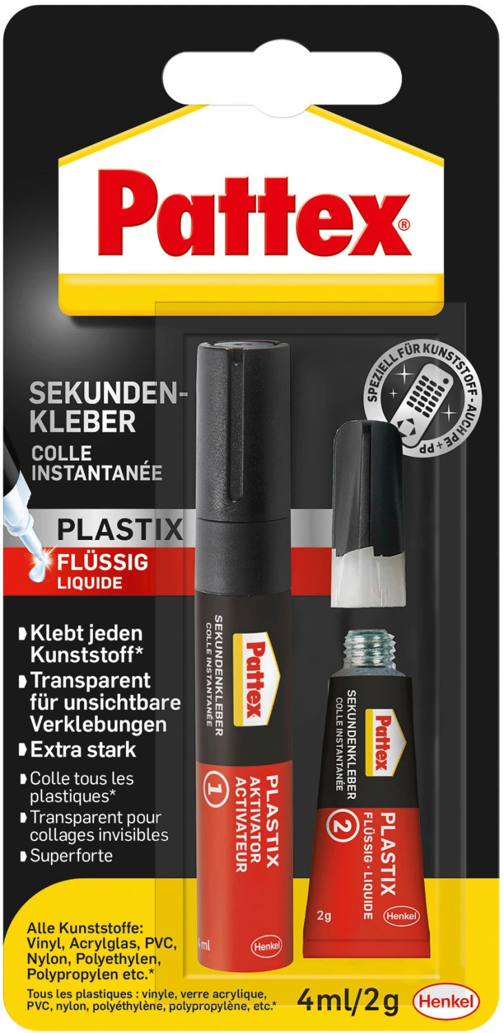 PATTEX Plastix Sekundenkleber 2g