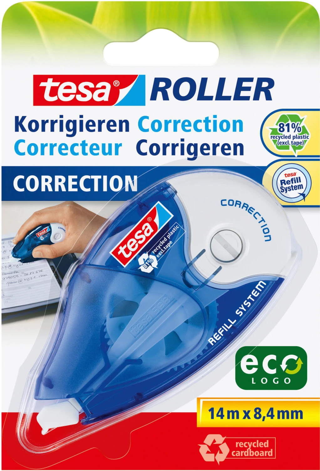 TESA Korrekturroller 8.4 mm x 14 m (59981-00002)