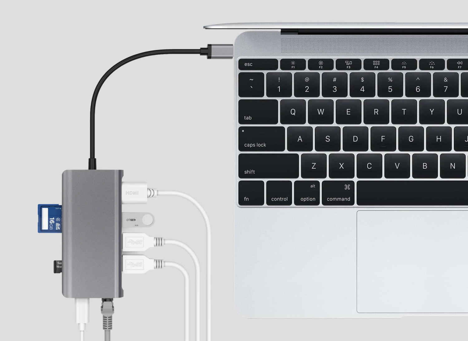 LMP USB-C Alu Mini Dock mit HDMI 4K