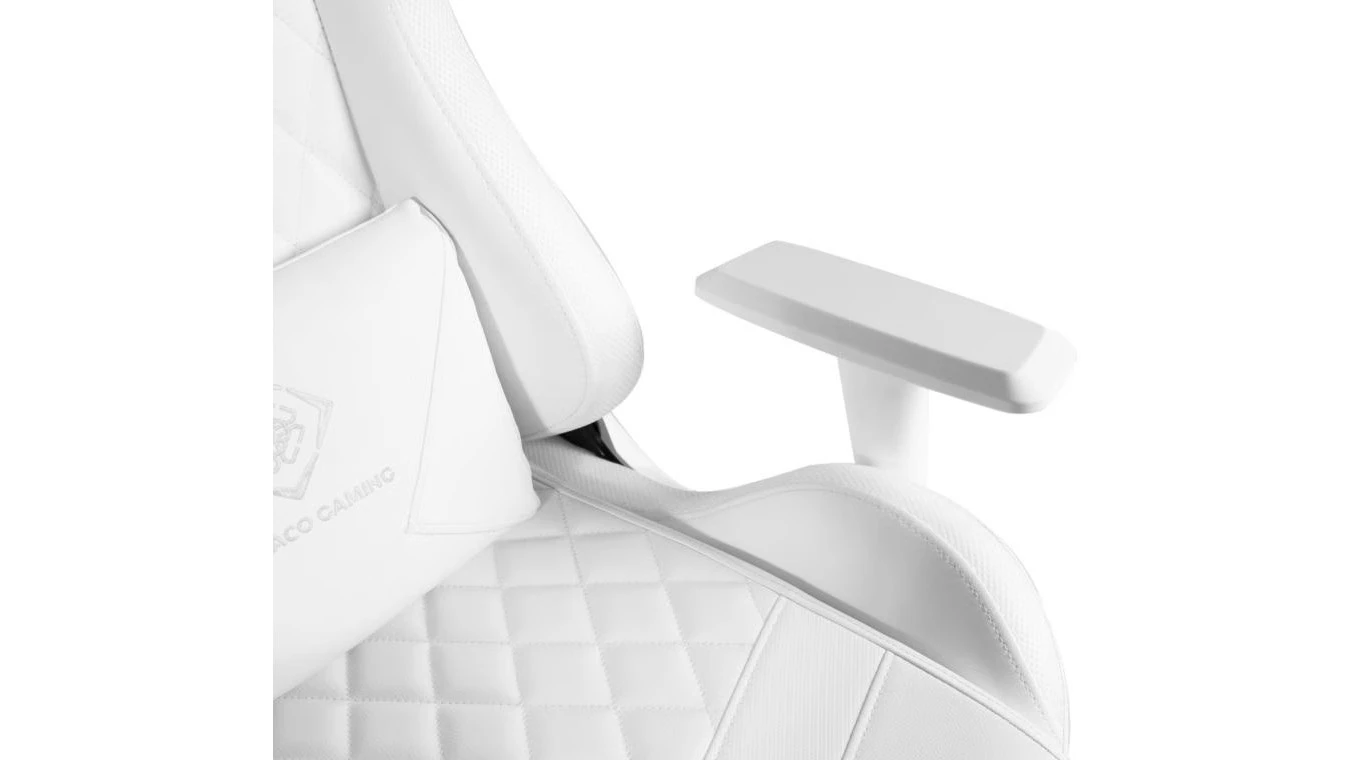 DELTACO RGB LED Gaming Chair White GAM-080-W