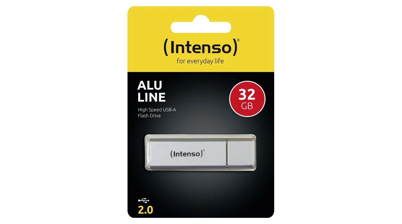 INTENSO USB-Stick Alu Line 32GB silver