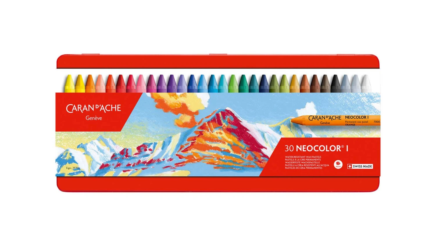 CARAN D'ACHE Wachsmalkreide Neocolor 1 - 30 Farben