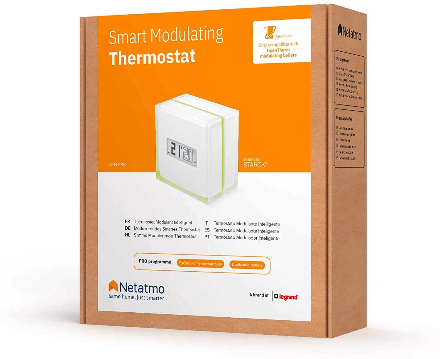 NETATMO Modulierendes Smartes Thermostat OTH-PRO