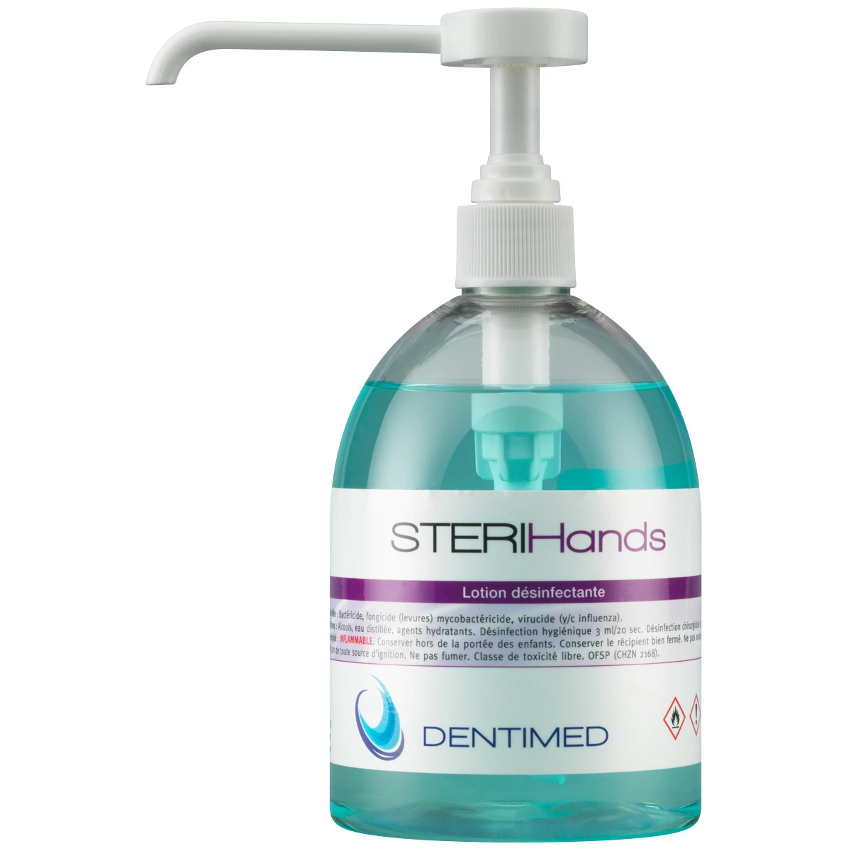 DENTIMED Händedesinfektionsmittel Sterihands 3 x 500 ml