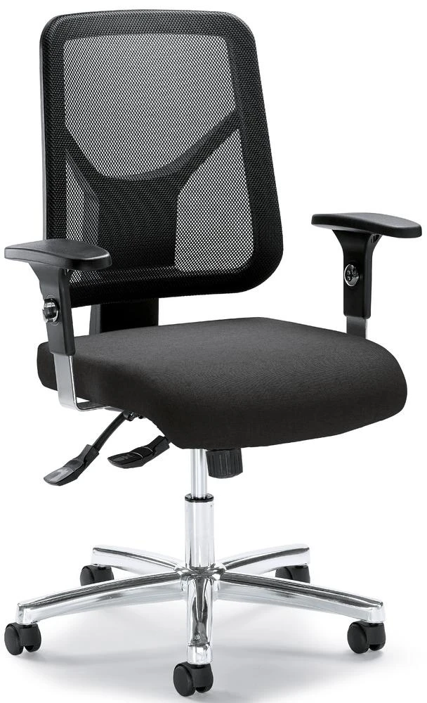 Bürodrehstuhl Comfort R NET Deluxe mit Armlehnen