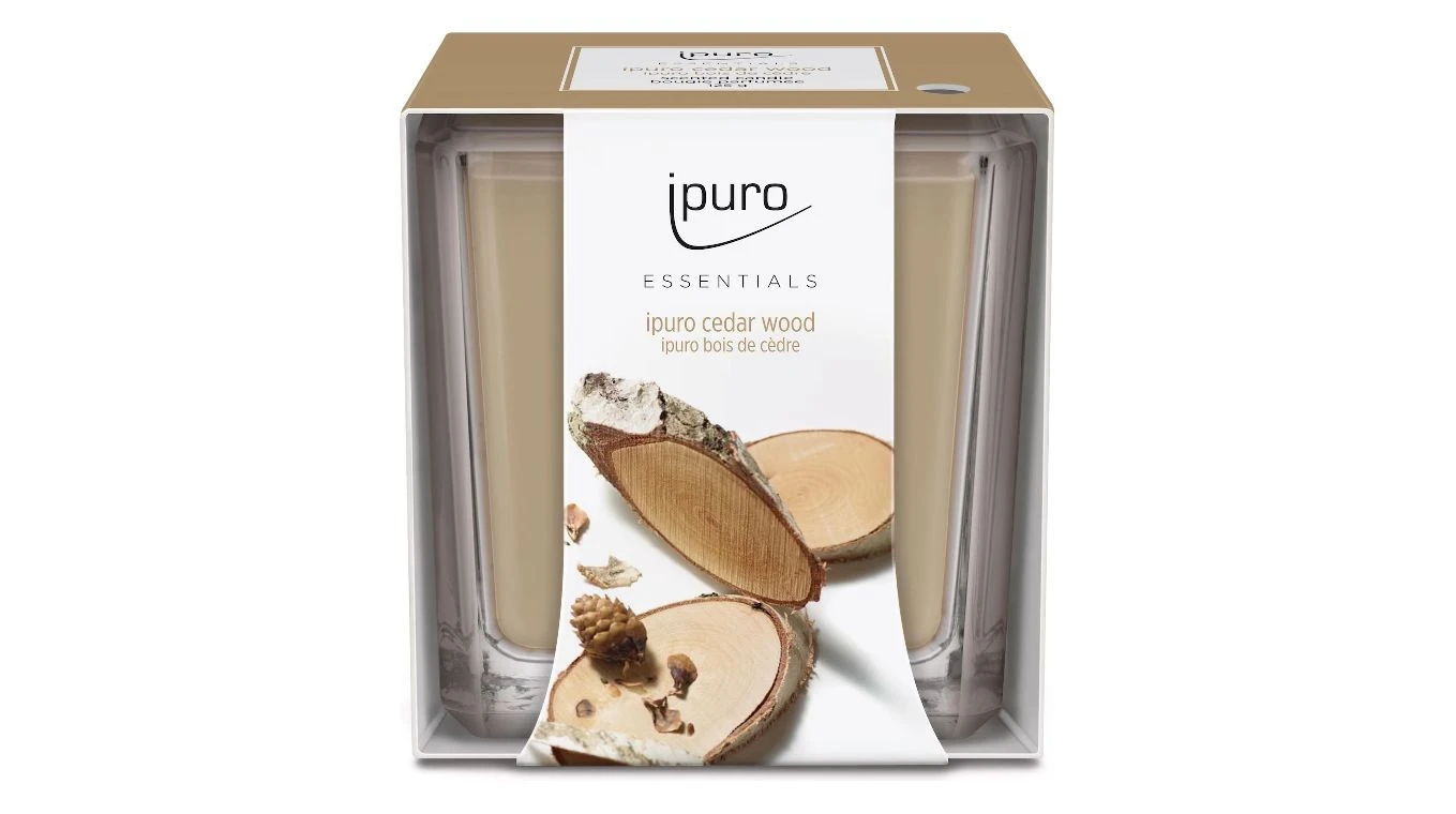 IPURO Duftkerze Essentials Cedar Wood