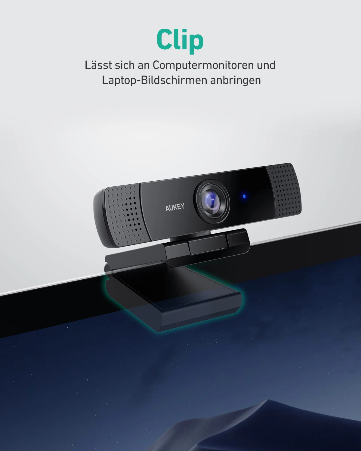 AUKEY Stream Webcam 1080P Dual Mic