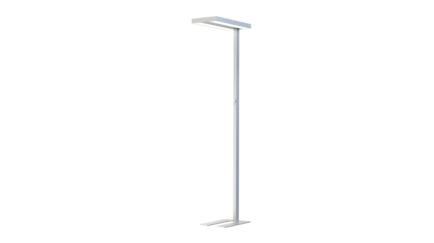 Contini LED Büro-Stehleuchte dimmbar silber