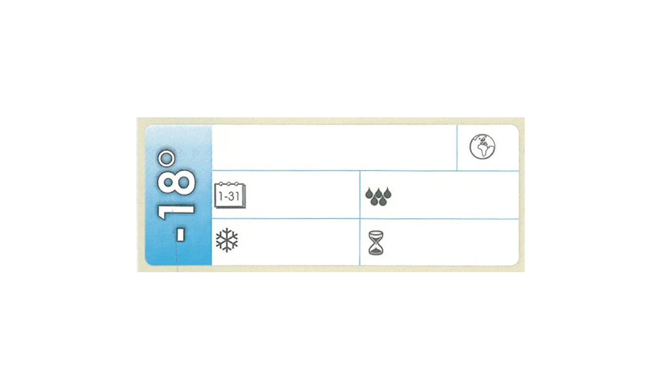 PROLABEL Etiketten TK -18°C