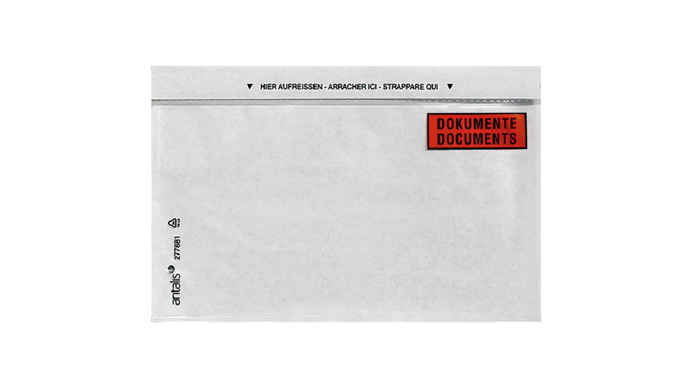 Dokuline Dokumententaschen C5/6 - Aufdruck "Dokumente"