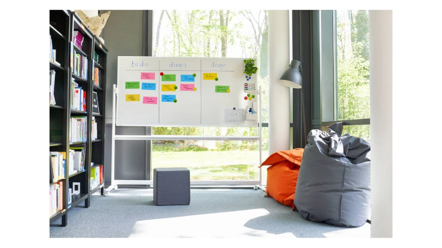 LEGAMASTER Professional Stativ-Drehtafel 100 x 150 cm