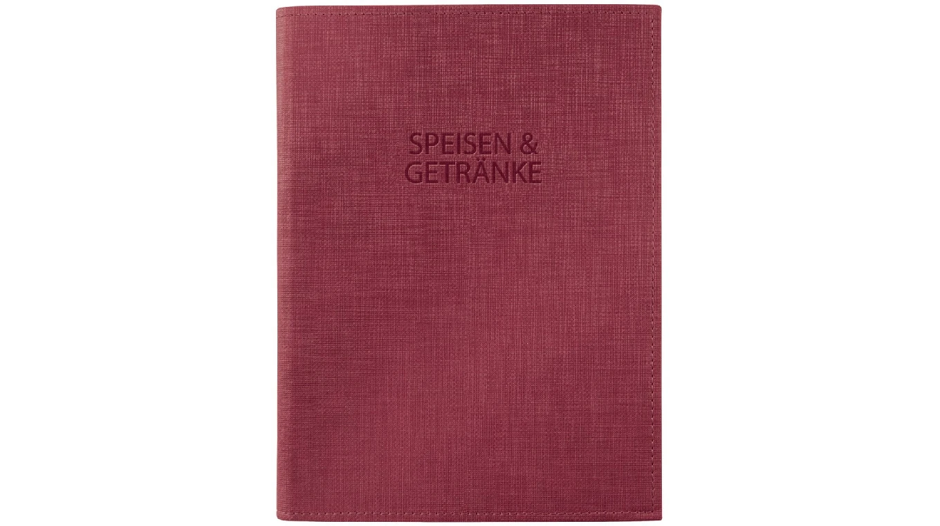 SIGEL Speisekarten-Mappe - mit Buchschraubenbindung - 8 Seiten