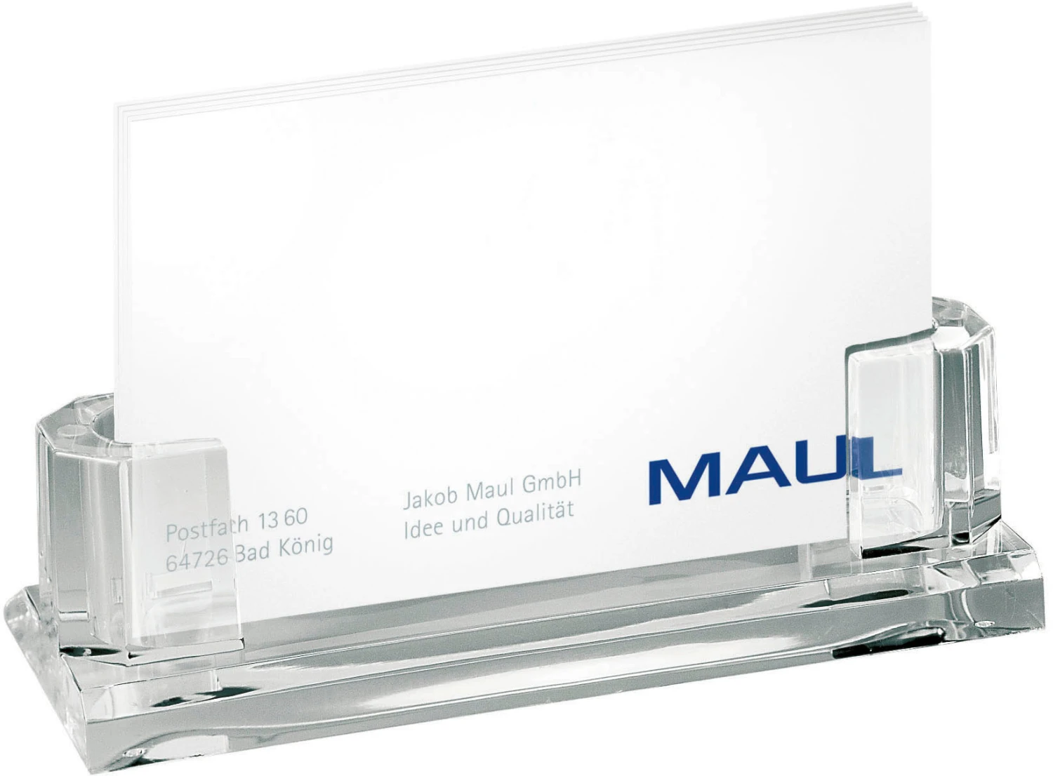 MAUL Visitenkarten-Halter Acryl