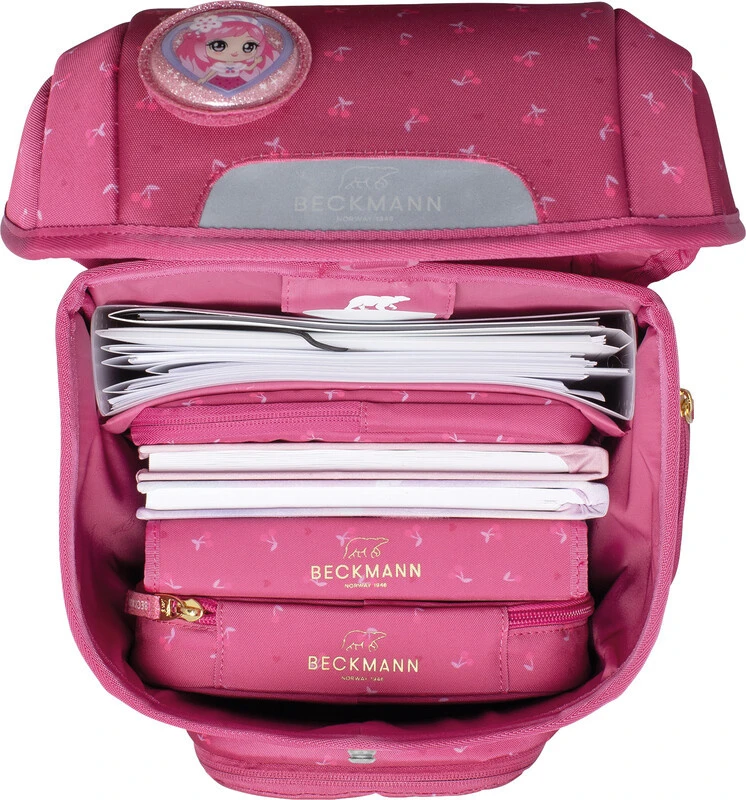 BECKMANN Schulrucksack-Set Plus Air mit Wendetasche