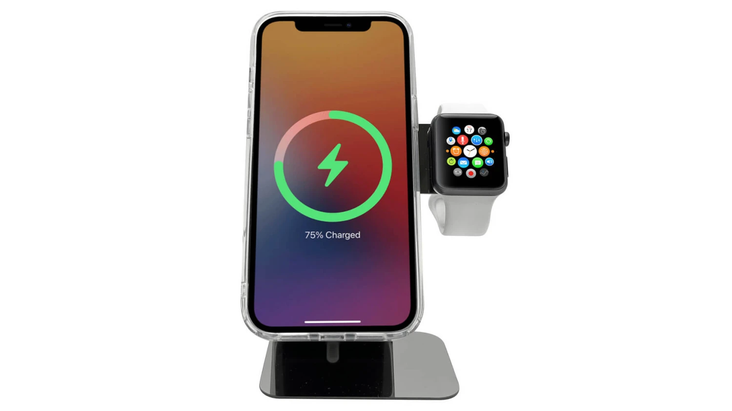 MACALLY MMAGSTAND2-SS MagSafe & Apple Watch Ständer