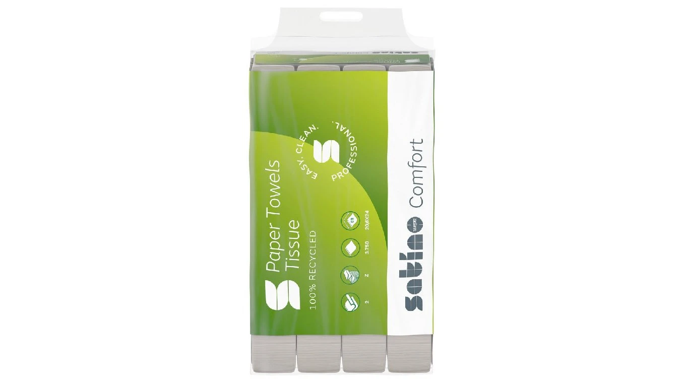 SATINO Papierhandtücher Comfort Z-Falz, 2-lagig, weiss