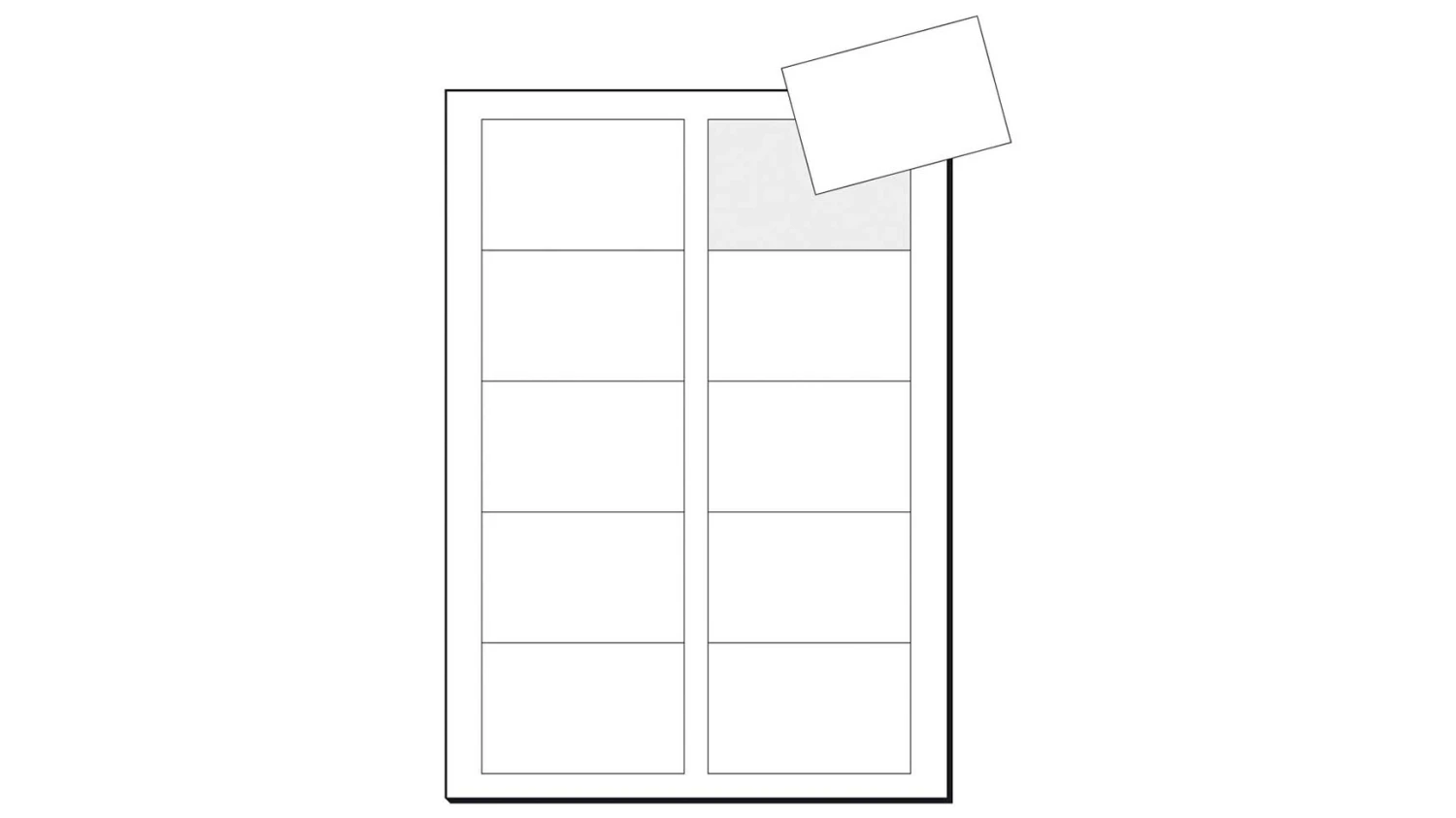 SIGEL LP795 Visitenkarten 85x55mm