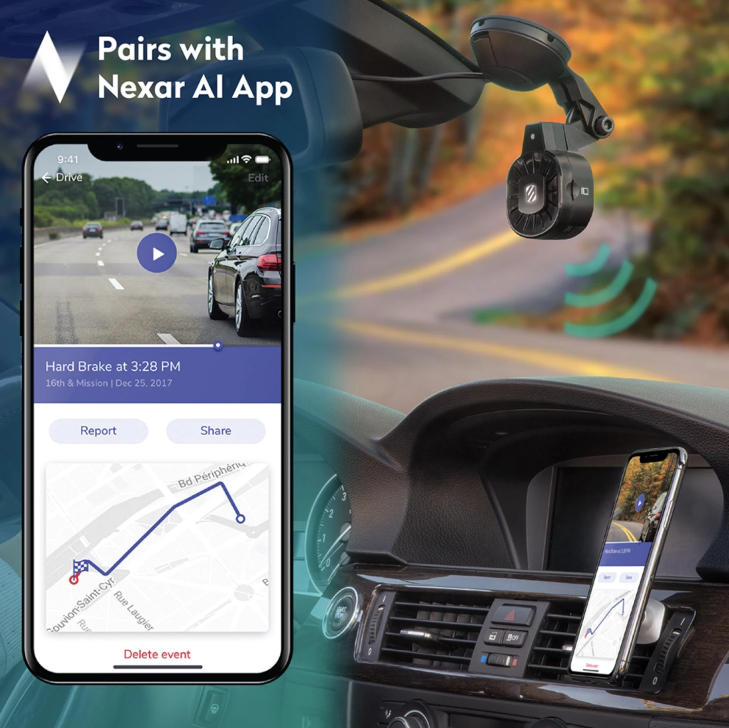 Scosche Full HD Nexar Dash Cam