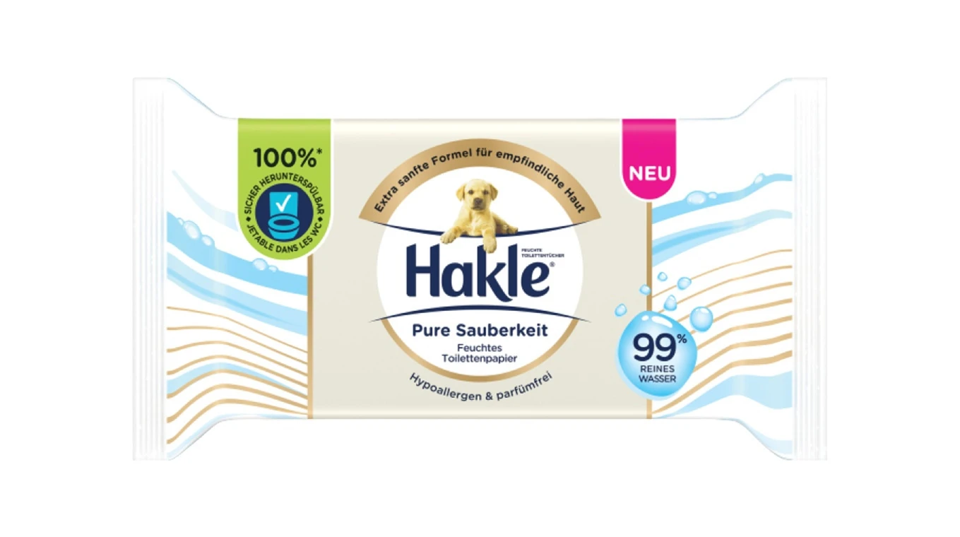 HAKLE Feuchttücher Pure Sauberkeit 12 Pack