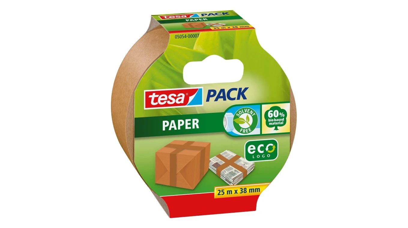 TESA Verpackungsband braun Paper Eco 38 mm x 25 m