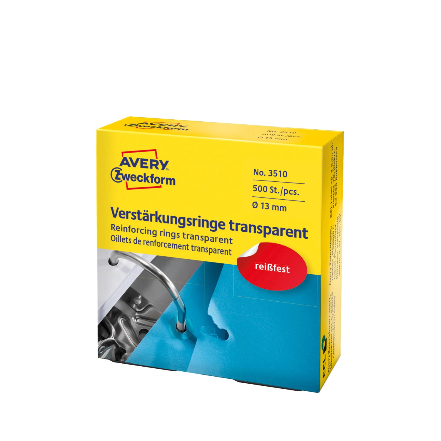 AVERY ZWECKFORM No. 3510 Verstärkungsringe ø 13 mm