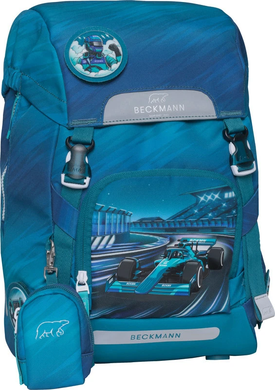 BECKMANN Schulrucksack Classic mit Wendetasche