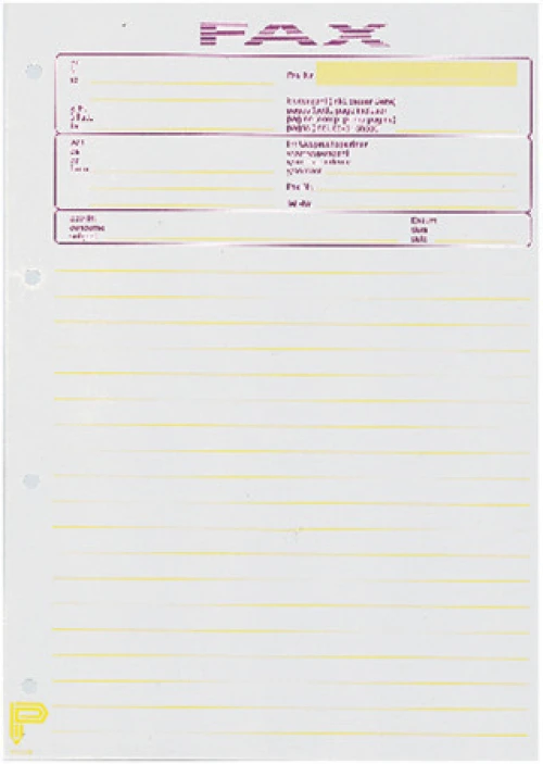 BÜROLINE Telefax-Block D/F/I/E A4