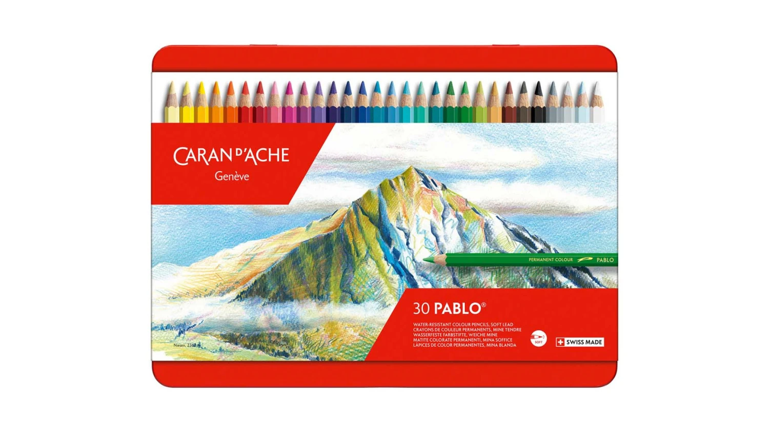 CARAN D'ACHE Farbstifte Pablo 30 Farben