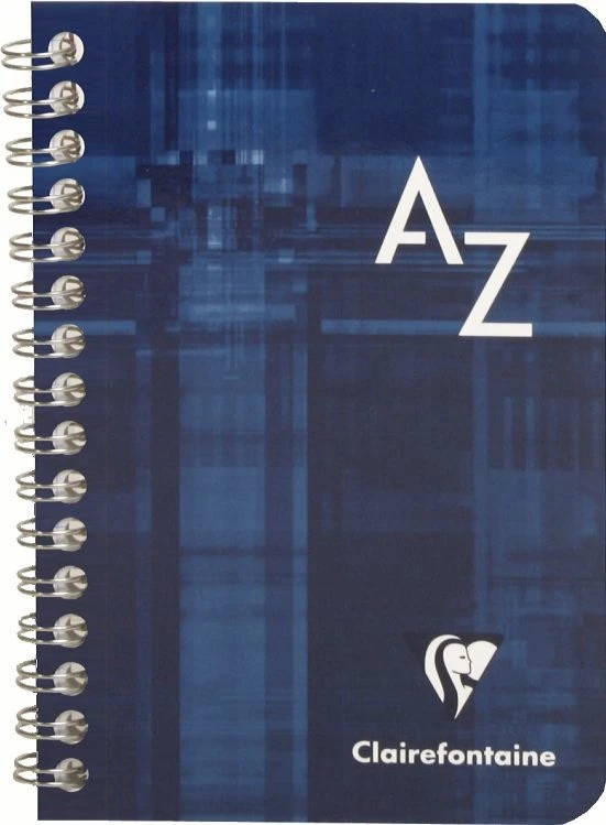 CLAIREFONTAINE Spiralheft mit Index 9,5 x14cm
